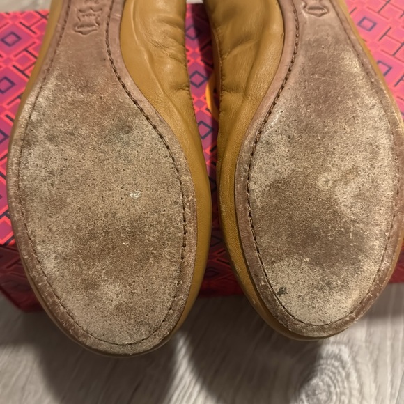 Tory Burch ballet flat Caroline excellent condition camel color - Picture 7 of 10